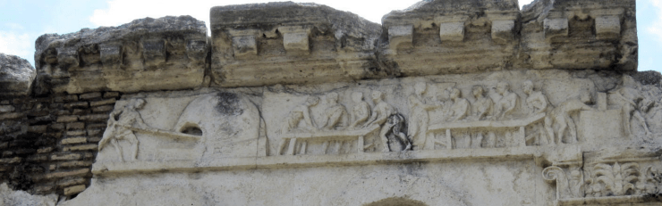 Relief on the Tomb of Eurysaces the Baker, Rome. (c. 30 BCE). 