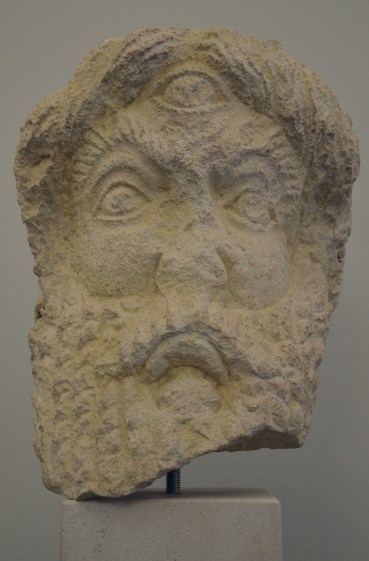 Head of Polyphemus. It is dated to the 4th c. CE and comes from the amphitheater at Salona. 