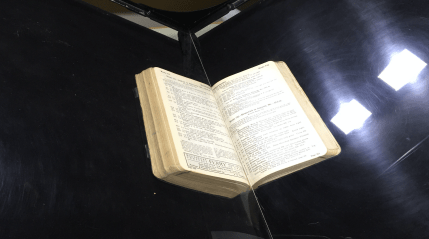 A text gets digitized at the Newberry Library. See more on their digitization efforts Here.